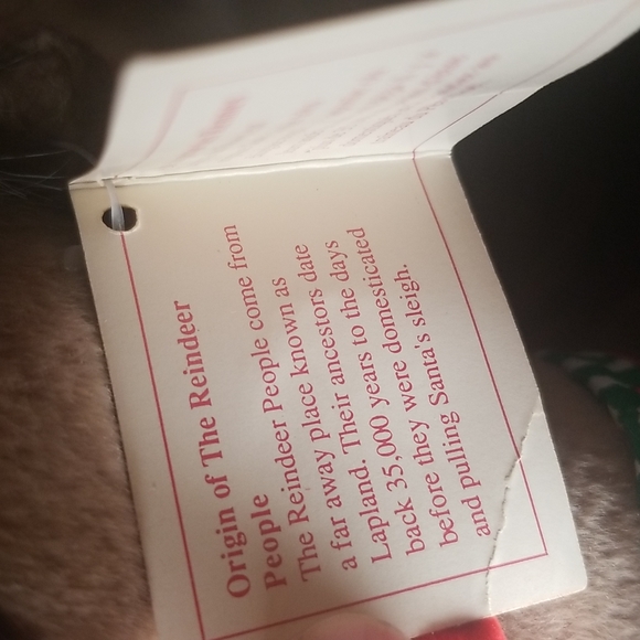 Vintage The Reindeer People Plush Set-Vixen&Victoria-Shelf/Mantle Sitters-9in. - Picture 6 of 7